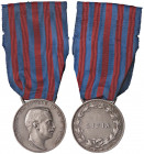 WAHRMEDAGLIE - SAVOIA - Vittorio Emanuele III (1900-1943) - Medaglia Campagna di Libia AG Opus: L. Giorgi Ø 32
 

BB+