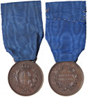 WAHRMEDAGLIE - SAVOIA - Vittorio Emanuele III (1900-1943) - Medaglia 1918 - Al valore militare Bramb. 581B AE Ø 33 In astuccio
 In astuccio

qFDC