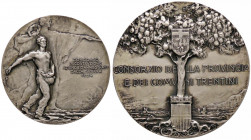 WAHRMEDAGLIE - FASCISTE - Medaglia 1924 - Consorzio della provincia e dei comuni trentini AG Ø 50 In scatola
 In scatola

qFDC