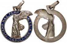 WAHRMEDAGLIE - FASCISTE - Medaglia A. XVI - Napoli, campionati nazionali femminili GIL MB Ø 40Con smalti
 Con smalti - 

SPL