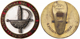 WAHRMEDAGLIE - FASCISTE - Distintivo 1929 A. VII - Cremona, torneo del Littorio AE
 

SPL