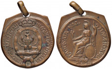 WAHRMEDAGLIE - FASCISTE - Medaglia A. XVII - Unione Nazionale Ufficiali in congedo d'Italia AE Ø 33 Lieve ossidazione
 Lieve ossidazione

SPL