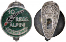 WAHRMEDAGLIE - FASCISTE - Distintivo 10 rgt. Alpini "Fondatore" FE Per i gerarchi del partito
 Per i gerarchi del partito

SPL