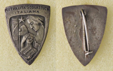 WAHRMEDAGLIE - FASCISTE - Distintivo A. VII - Mutualità scolastica italiana FE
 

SPL