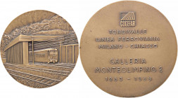 WAHRMEDAGLIE - REPUBBLICA - Medaglia 1983-1989 - Linea ferroviaria Milano-Chiasso AE Ø 80 In scatola
 In scatola

FDC