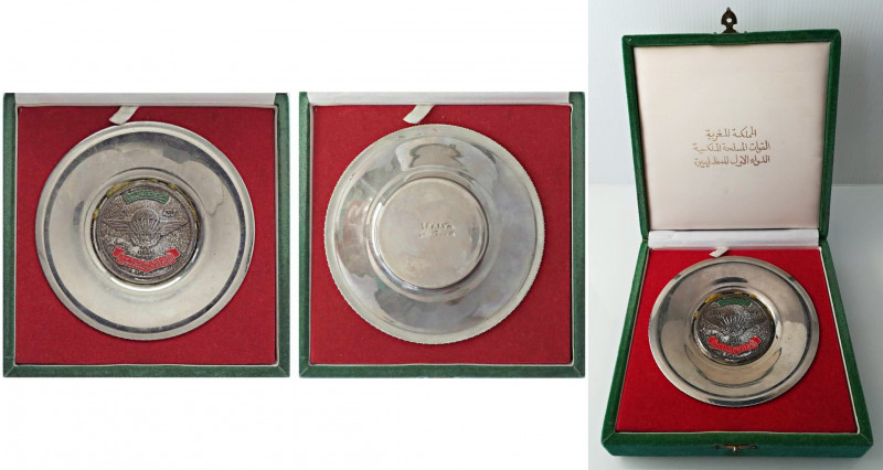 WAHRMEDAGLIE ESTERE - MAROCCO - Medaglia Premio militare MB Ø 107 In astuccio di...