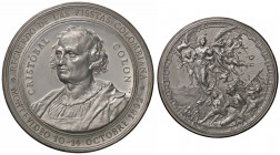 WAHRMEDAGLIE ESTERE - URUGUAY - Repubblica (1830) - Medaglia 1892 MA Ø 59 Colpetto
 Colpetto

SPL+