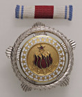 WAHRMEDAGLIE ESTERE - YUGOSLAVIA - Distintivo Ordine della fratellanza MB Ø 45 Con nastrino
 Con nastrino

Ottimo