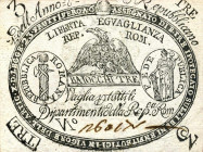 WAHRCARTAMONETA - STATO PONTIFICIO - Repubblica Romana Assegnati (1798) - 3 Baiocchi Anno 7 Gav. 59 RR Brancadori
 Brancadori - 

FDS