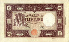 WAHRCARTAMONETA - BANCA d'ITALIA - Repubblica Italiana (monetazione in lire) (1946-2001) - 1.000 Lire - Barbetti (testina) 18/01/1947 Alfa 641; Lireur...