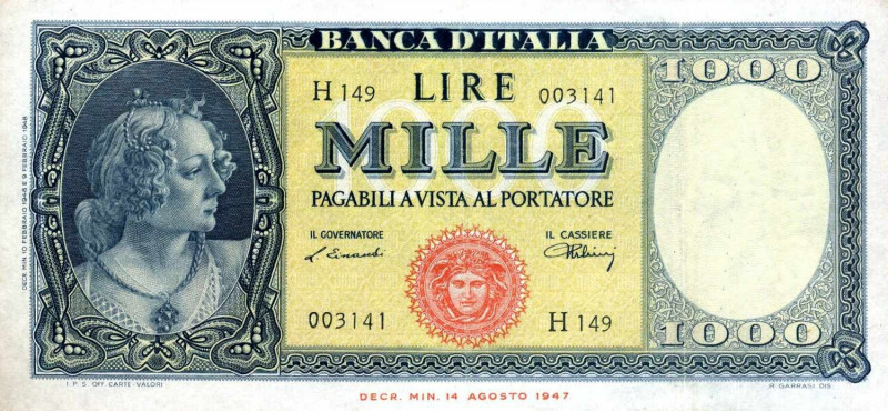 WAHRCARTAMONETA - BANCA d'ITALIA - Repubblica Italiana (monetazione in lire) (19...