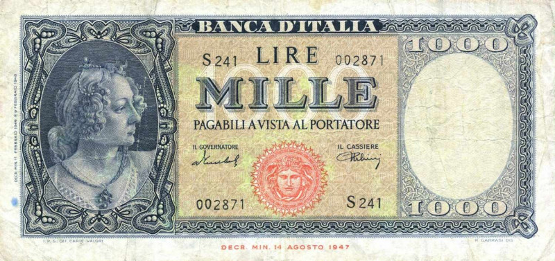 WAHRCARTAMONETA - BANCA d'ITALIA - Repubblica Italiana (monetazione in lire) (19...