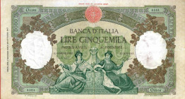 WAHRCARTAMONETA - BANCA d'ITALIA - Repubblica Italiana (monetazione in lire) (1946-2001) - 5.000 Lire - Rep. Marinare (medusa) 07/01/1963 Alfa 794; Li...