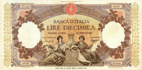 WAHRCARTAMONETA - BANCA d'ITALIA - Repubblica Italiana (monetazione in lire) (1946-2001) - 10.000 Lire - Rep. Marinare 21/08/1959 Alfa 840; Lireuro 73...