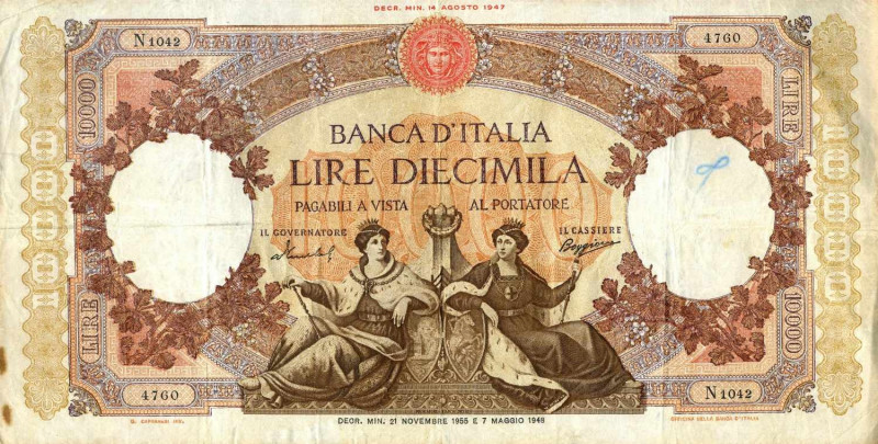 WAHRCARTAMONETA - BANCA d'ITALIA - Repubblica Italiana (monetazione in lire) (19...