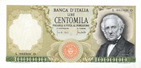 WAHRCARTAMONETA - BANCA d'ITALIA - Repubblica Italiana (monetazione in lire) (1946-2001) - 100.000 Lire - Manzoni 19/07/1970 Alfa 911; Lireuro 82B1 RR...