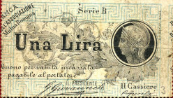 WAHRCARTAMONETA - MONETAZIONE D'EMERGENZA - Biglietti Fiduciari Roma (RM) Gav. 780 RR Banca dell'Associazione Mutua - Lira
 Banca dell'Associazione M...