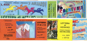 WAHRVARIE - Biglietti lotterie Lotto di 126 biglietti 1974-1998
 

BB÷SPL