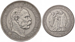 WAHRFALSI (da studio, moderni, ecc.) - Falsi (da studio, moderni, ecc.) - Francesco Giuseppe (1848-1916) - 5 Corone 1907 (AG g. 23,33)
 

BB