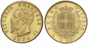 WAHRFALSI (da studio, moderni, ecc.) - Falsi (da studio, moderni, ecc.) - Vittorio Emanuele II Re d'Italia (1861-1878) - 20 Lire 1870 R (AU g. 6,33)
...