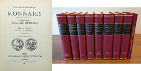 WAHRBIBLIOGRAFIA NUMISMATICA - LIBRI Cohen H.. - Description historique des monnaies frappées sous l'Empire Romain (London-Paris, 1880-92). Voll. 9 in...