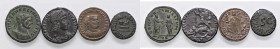 WAHRLOTTI - Imperiali Quadrante di Augusto, antoniniano di Aureliano, follis ridotto di Costanzo II e Licinio I, lotto di 4 monete
 

BB÷SPL