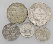 WAHRLOTTI - Estere BELGIO - Francia, Marocco, Mozambico, USA, lotto di 5 monete
 

SPL÷FDC