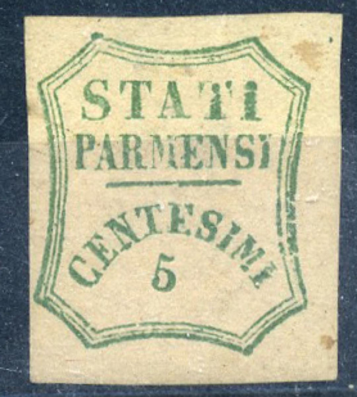 WAHRAREA ITALIANA - PARMA - GOVERNO PROVVISORIO - Antichi Stati 1859 Cent. 5 Val...