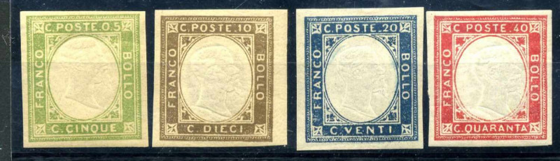 WAHRAREA ITALIANA - SARDEGNA - Antichi Stati 1855 Effigie di Vitt. Em. II - Valo...