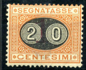 WAHRAREA ITALIANA - ITALIA REGNO - Segnatasse 1890 Soprastampati - 0,20 Cent. - (18) - Cat. 650 €
 

NN