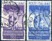 WAHRAREA ITALIANA - ITALIA REPUBBLICA 1950 Radiodiffusione - (623/24)
 

US