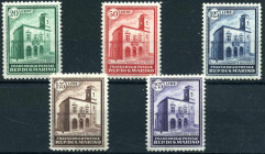 WAHRAREA ITALIANA - SAN MARINO 1932 Palazzetto della posta - (159/63) - Cat. 1750 € - Ben centrati
 

NN