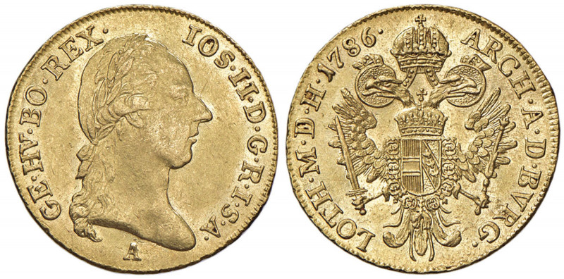 AUSTRIA Giuseppe II (1765-1790) Ducato 1786 A Vienna - Friedberg 439 AU (g 3,48)...