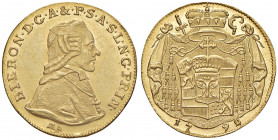 AUSTRIA Salisburgo (1772-1803) Ducato 1792 M - KM 463 AU (g 3,47) RR
qFDC/FDC