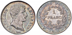 FRANCIA Napoleone (1804-1814) Franco AN 13 A - KM 656.1 AG (g 5,00) Bellissima patina iridescente.
FDC