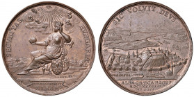 UNGHERIA - Medaglia 1688 per la riconquista e fortificazione della città di Alba Iulia (Romania) - BR (g 31,29 - Ø 42,40 mm) R
qFDC