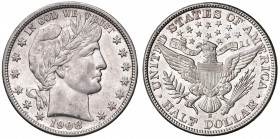 USA Mezzo Dollaro 1908 S Barber - KM 116 AG (g 12,47) R
qFDC