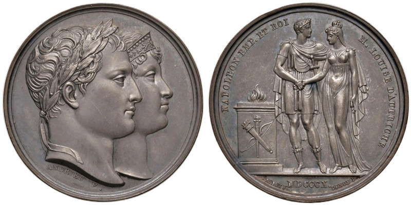 MEDAGLIE DI ETA’ NAPOLEONICA Medaglia 1810 Matrimonio di Napoleone e Maria Luisa...