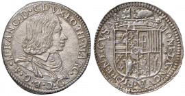 FIRENZE Niccolò Francesco di Lorena (1634-1635) Testone 163(?) - MIR 319/? AG (g 8,88) RR Esubero di metallo sulla data, ma esemplare di conservazione...