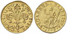 FIRENZE Cosimo III de’ Medici (1670-1723) Fiorino 1722 - MIR 325/8 AU (g 3,51) Modesto difetto al bordo.
SPL
