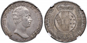 FIRENZE Ferdinando III di Lorena (1791-1824) Mezzo Francescone 1823 - MIR 437 AG RR In slab NGC numero MS63 5883398-001. In regime ordinario IVA
FDC