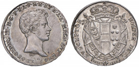 FIRENZE Leopoldo II (1824-1859) Mezzo francescone 1828 - MIR 450/2 AG (g 13,72) RR
FDC