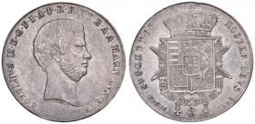 FIRENZE Leopoldo II (1824-1859) Francescone 1858 - MIR 449/4 AG (g 27,36) Bellissima patina.
qFDC-FDC