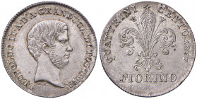 FIRENZE Leopoldo II (1824-1859) Fiorino 1857 - MIR 453/6 AG (g 6,89) RR Millesimo di rara apparizione.
FDC