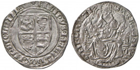 MILANO Filippo Maria Visconti (1412-1447) Grosso da Due Soldi - MIR 152/3 AG (g 2,43)
 SPL-FDC