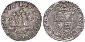 MILANO Francesco II Sforza (1521-1535) Grosso da 10 Soldi - MIR 270 AG (g 4,44) R Bella patina.
qSPL