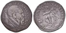 Gregorio XIII (1572-1585) Testone - Munt. 69 AG (g 9,26) R Questo lotto è già in possesso del certificato di esportazione rilasciato dal Ministero del...