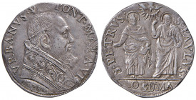 Urbano VIII (1623-1644) Testone 1628 - Munt. 63 AG (g 9,54) RRRRR Urbano VIII, nato Maffeo Barberini (Firenze 1568 - Roma 1644), fu eletto papa nel 16...