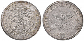 Sede Vacante (1676-1676) Piastra 1676 - Munt. 1 AG (g 31,95) R Bellissimo esemplare con fondi brillanti. Il conclave del 1676 venne convocato a seguit...