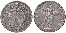 Innocenzo XII (1691-1700) Testone 1698 Anno VII - Munt. 41 AG (g 9,09) R
BB+